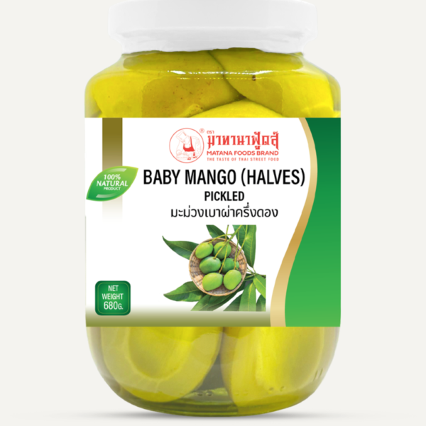 ฺBaby Mango (Half) Pickled / มะม่วงเบาผ่าครึ่ง / 小芒果（半个）腌制